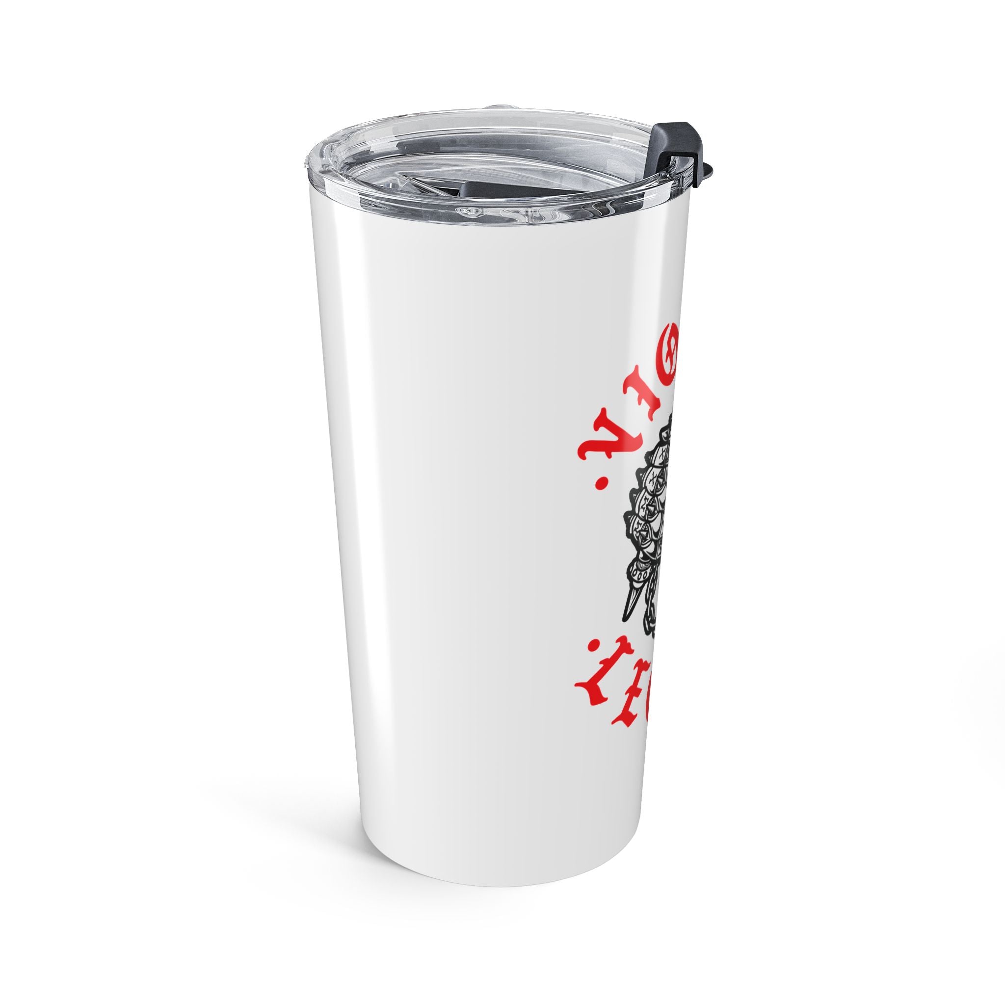 Violent Legion Iron Fist White 20oz Travel Mug