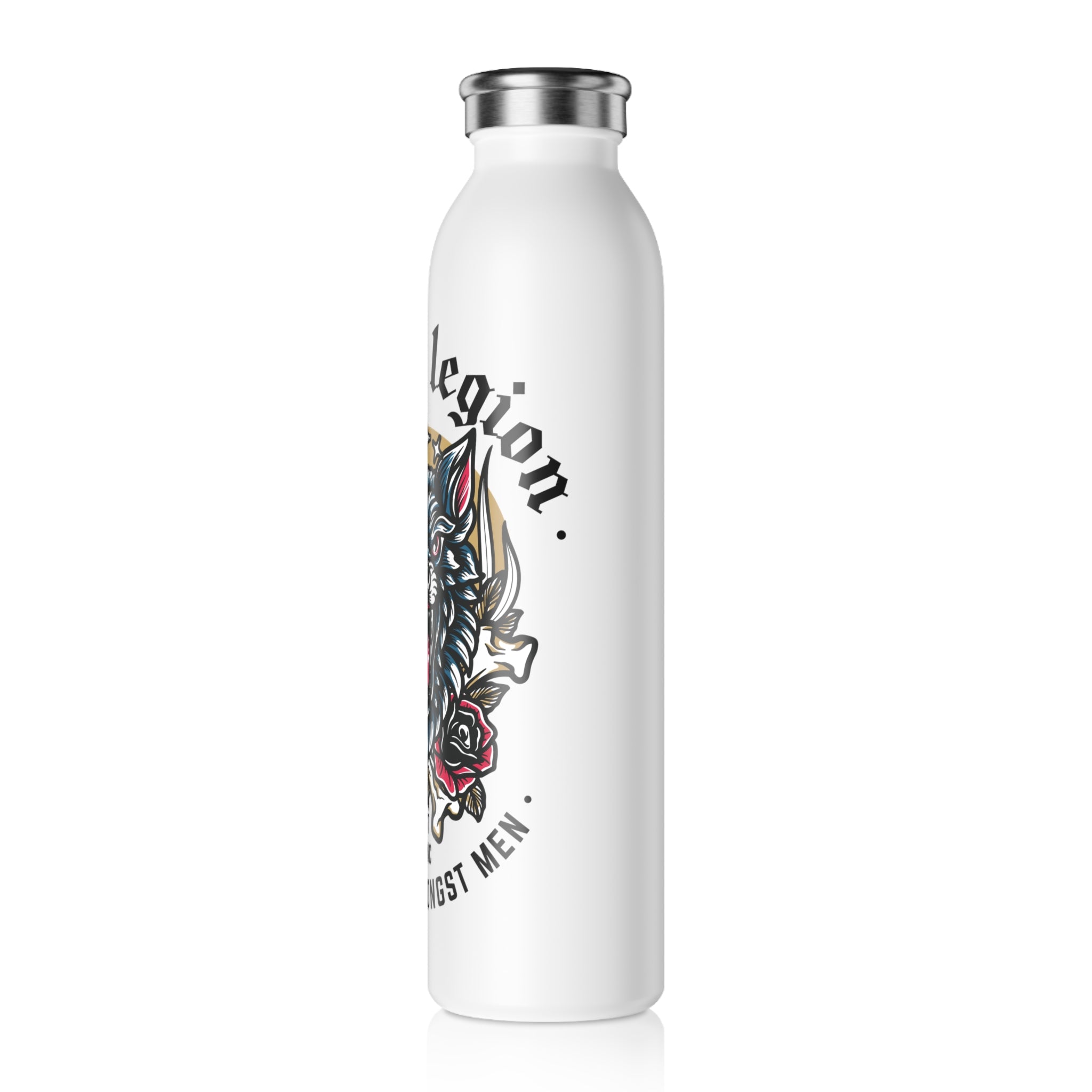 Wolves Amongst Men 20oz Slim Water Bottle