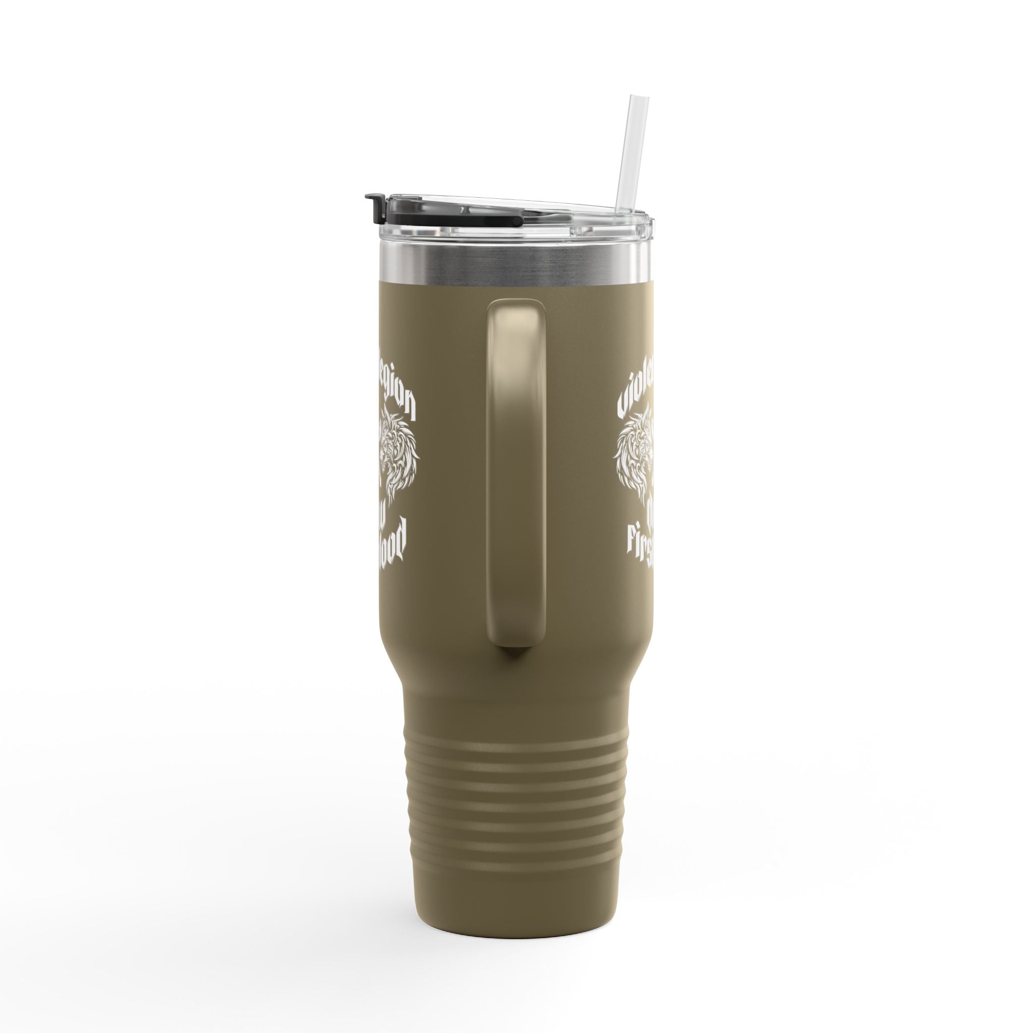 Draw First Blood 40oz Insulated Travel Mug