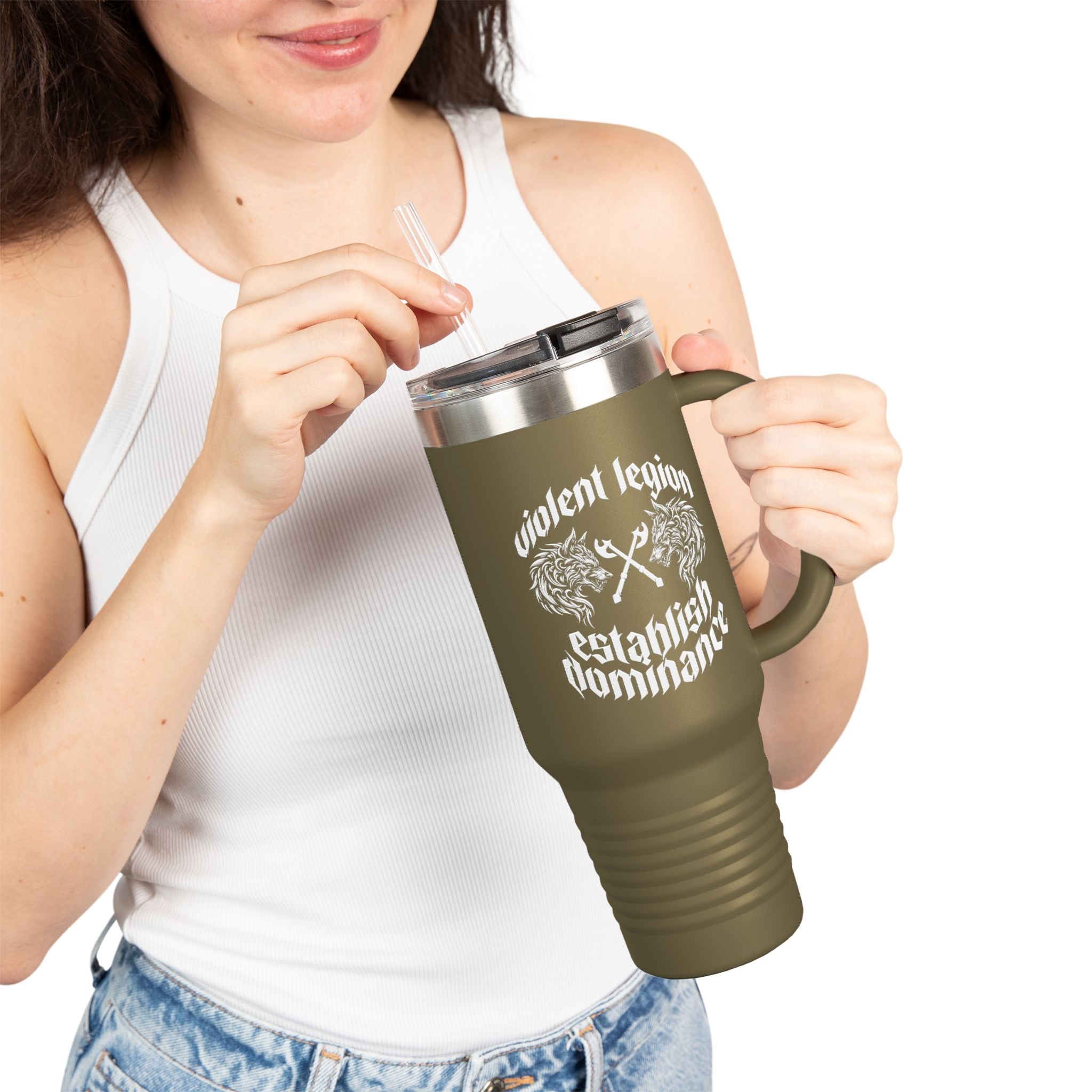 Establish Dominance 40oz Insulated Travel Mug