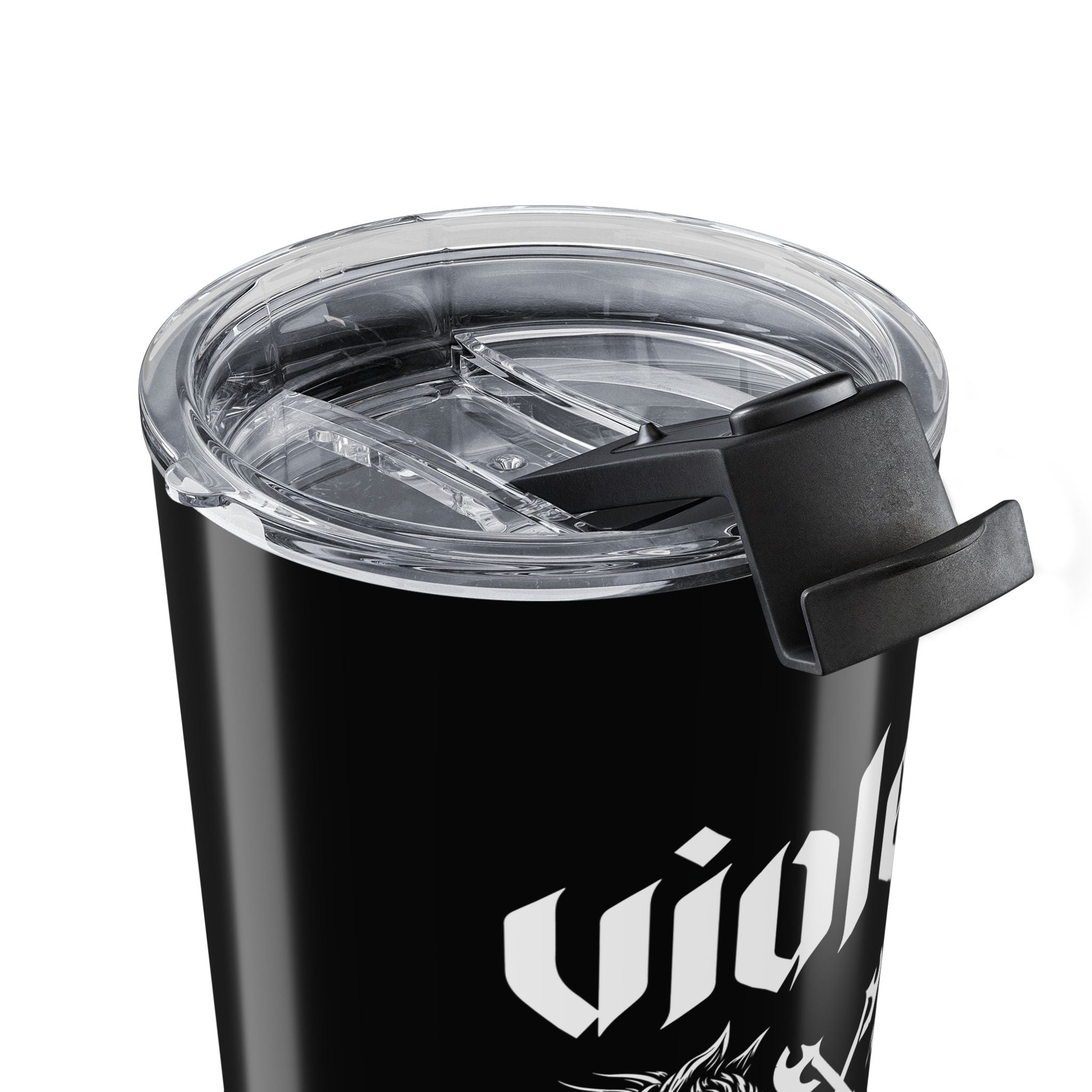 Violent Legion Wolves Black 20oz Travel Mug