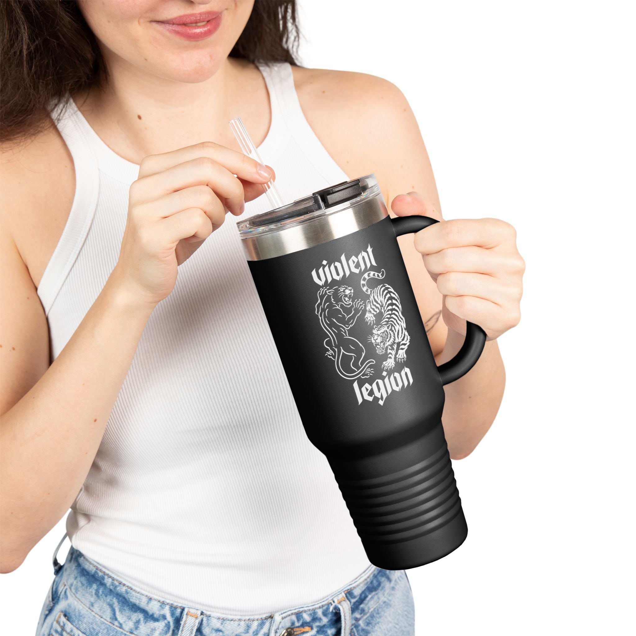 Warrior Blood 40oz Insulated Travel Mug
