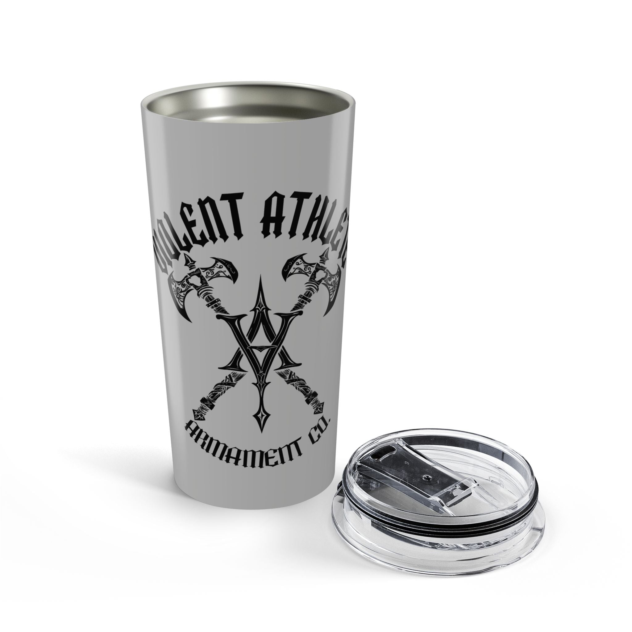 Violent Athlete Grey 20oz Travel Mug