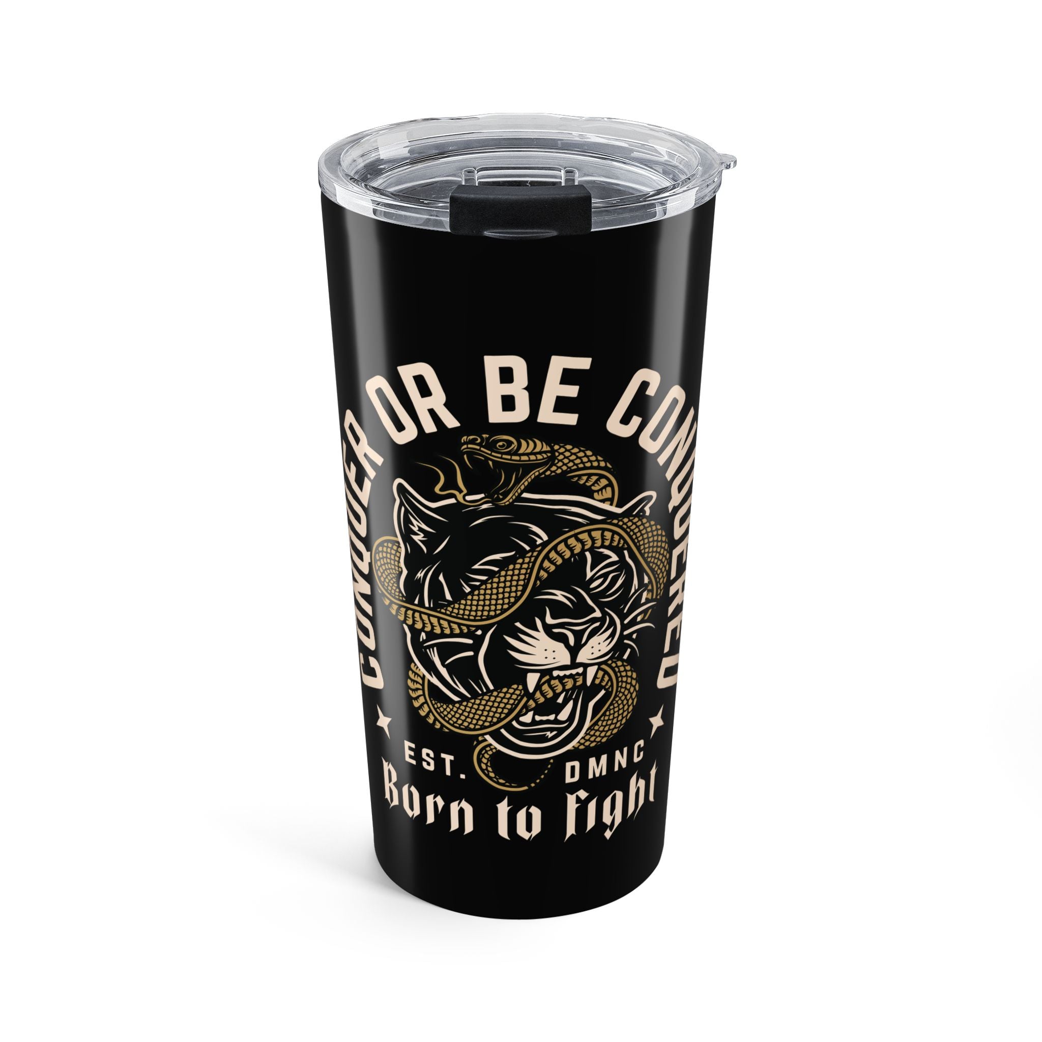 Born to Fight Black 20oz Travel Mug