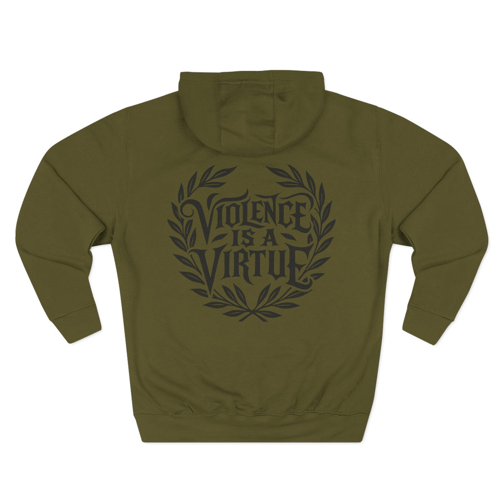 Violence is a Virtue Fleece Hoodie