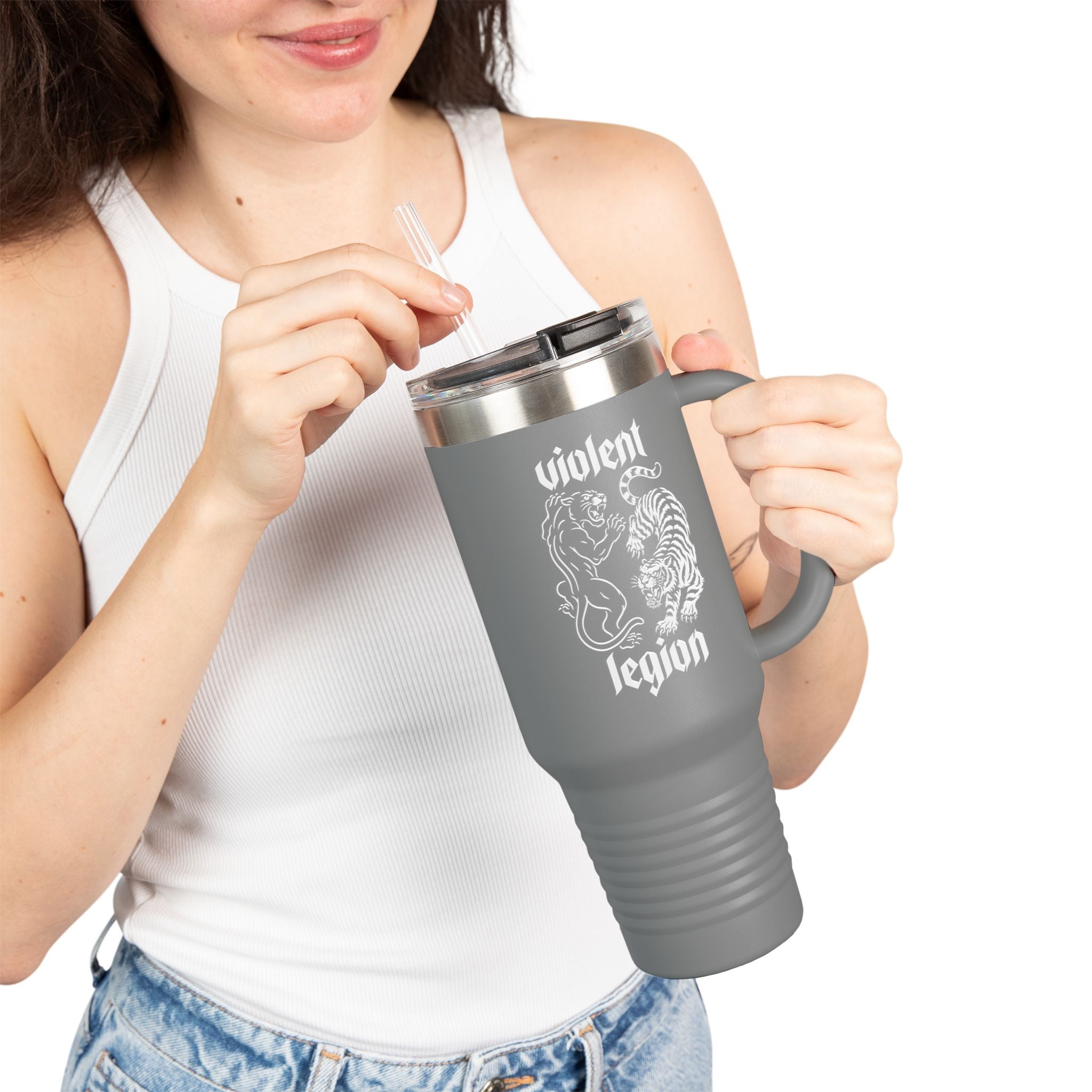 Warrior Blood 40oz Insulated Travel Mug