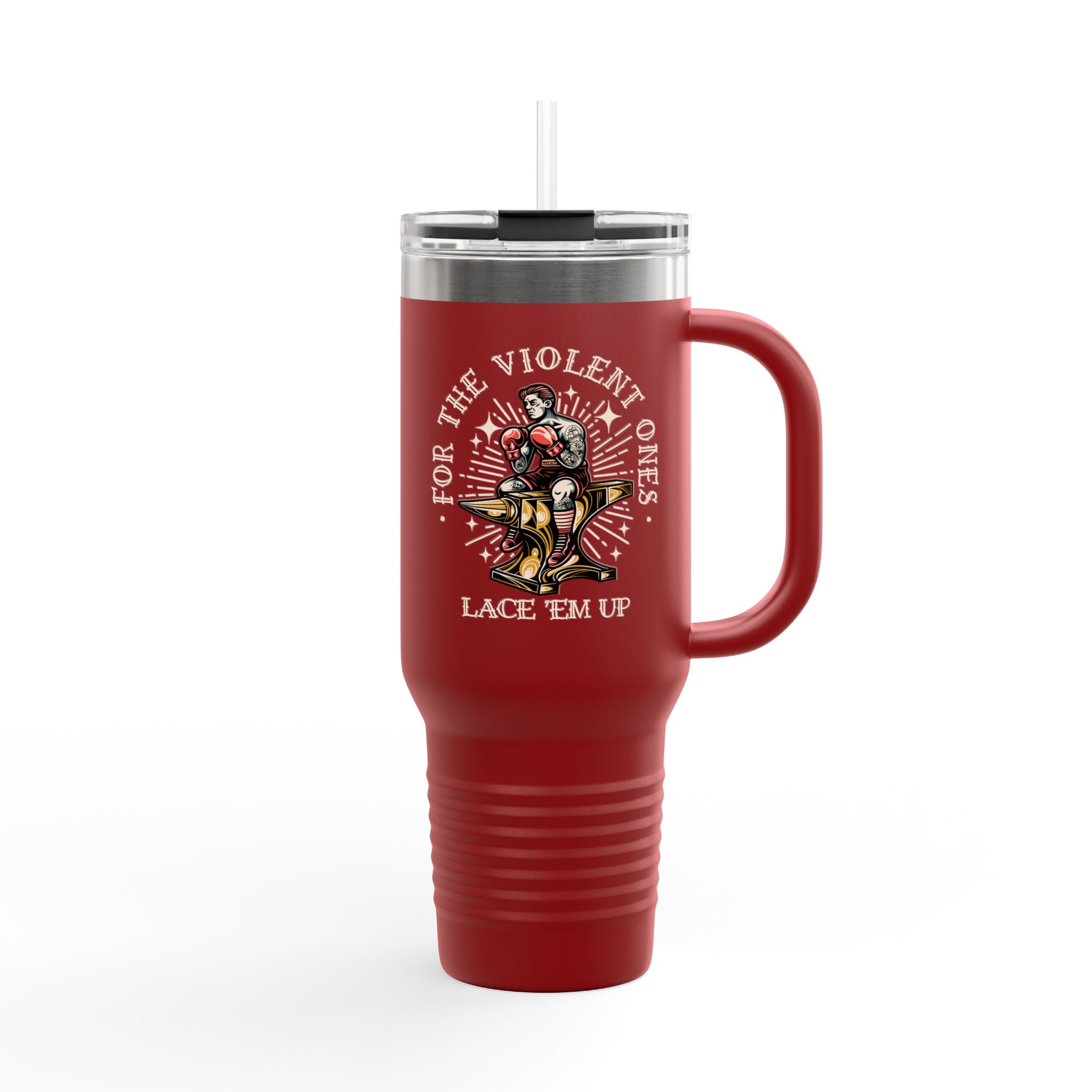 Lace 'Em Up 40oz Insulated Travel Mug