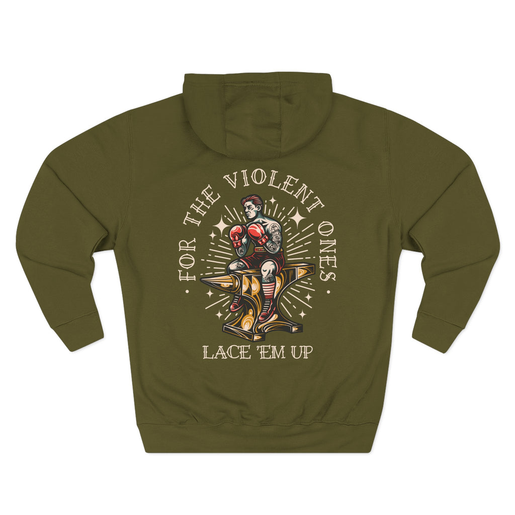 Lace 'Em Up Fleece Hoodie