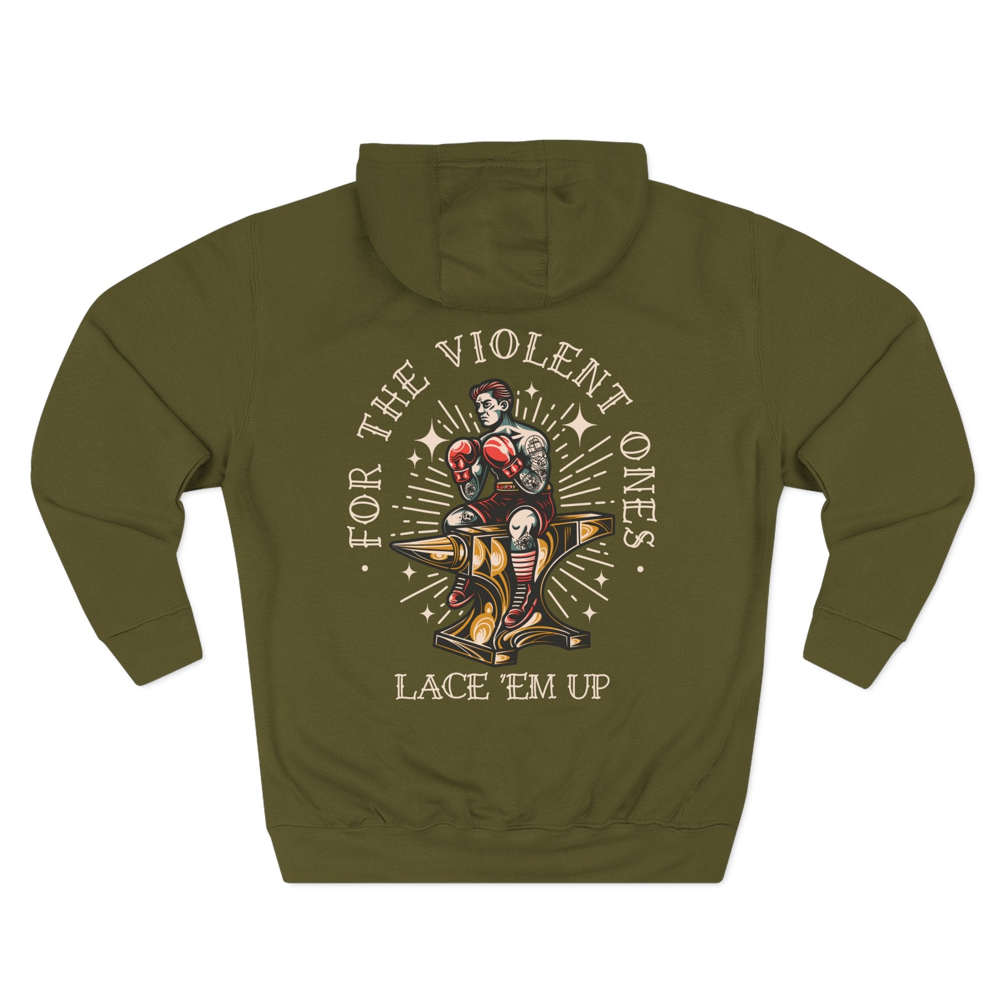Lace 'Em Up Fleece Hoodie