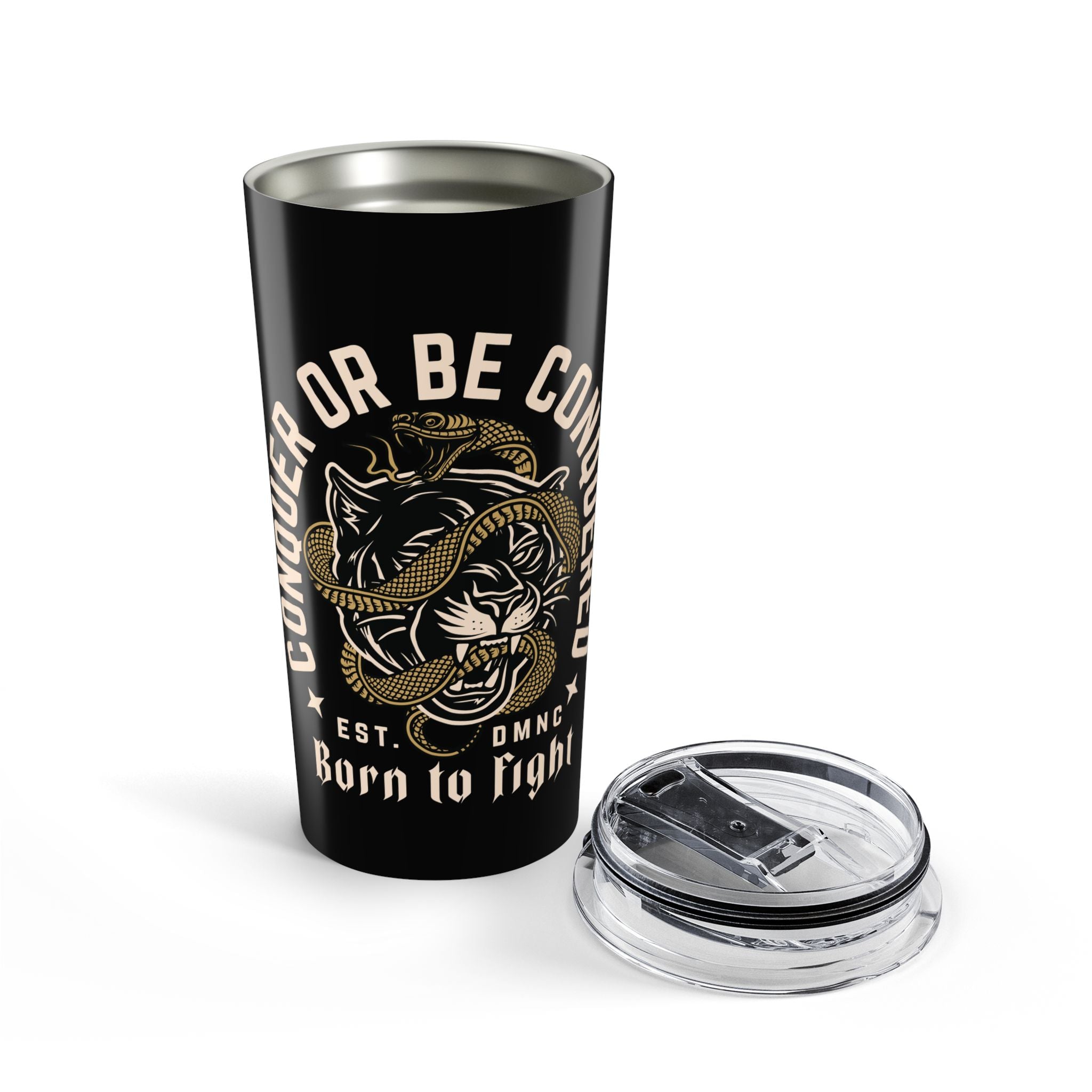 Born to Fight Black 20oz Travel Mug