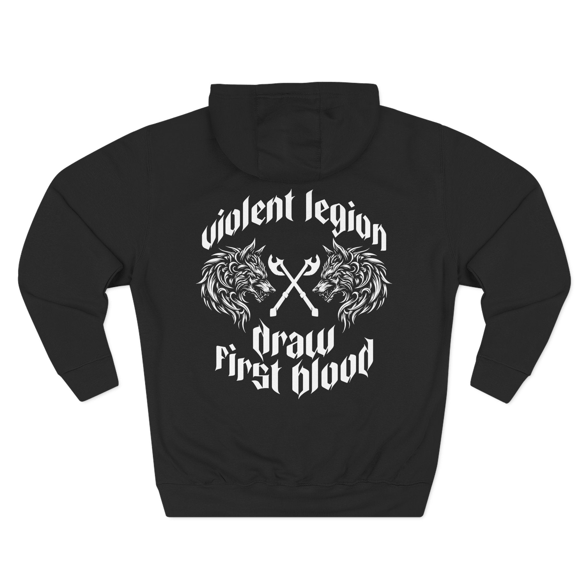 Draw First Blood Fleece Hoodie