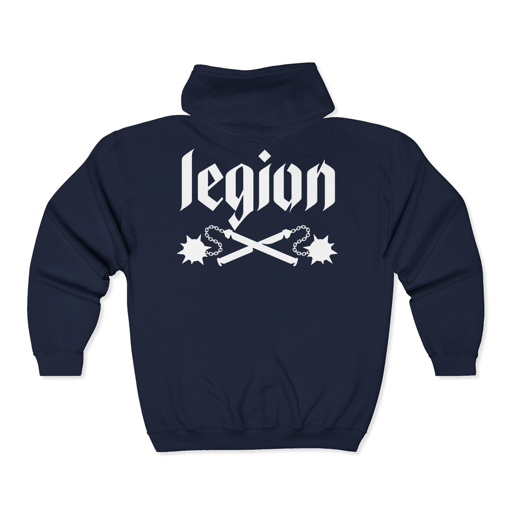Flail Logo Zip-Up Hoodie