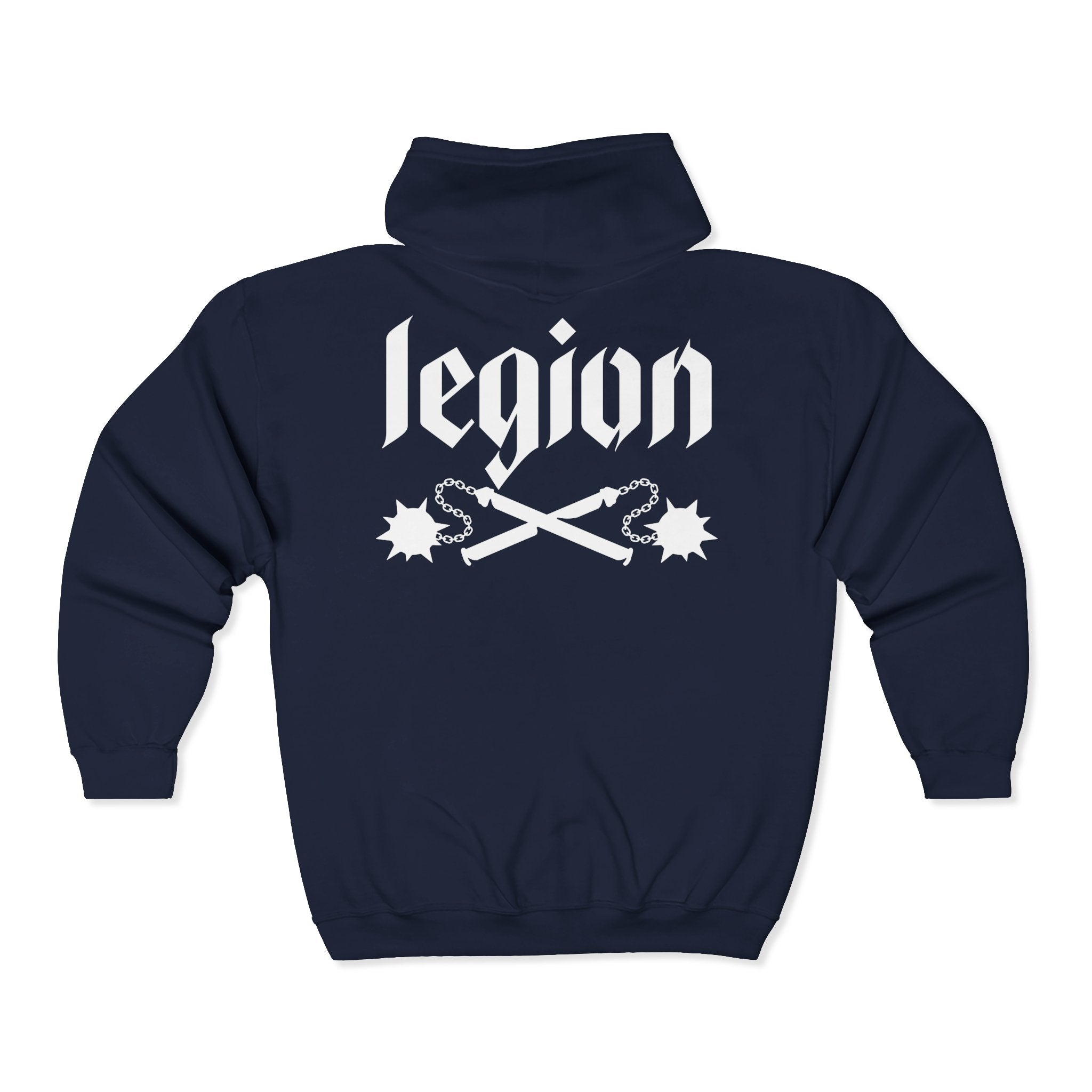 Flail Logo Zip-Up Hoodie