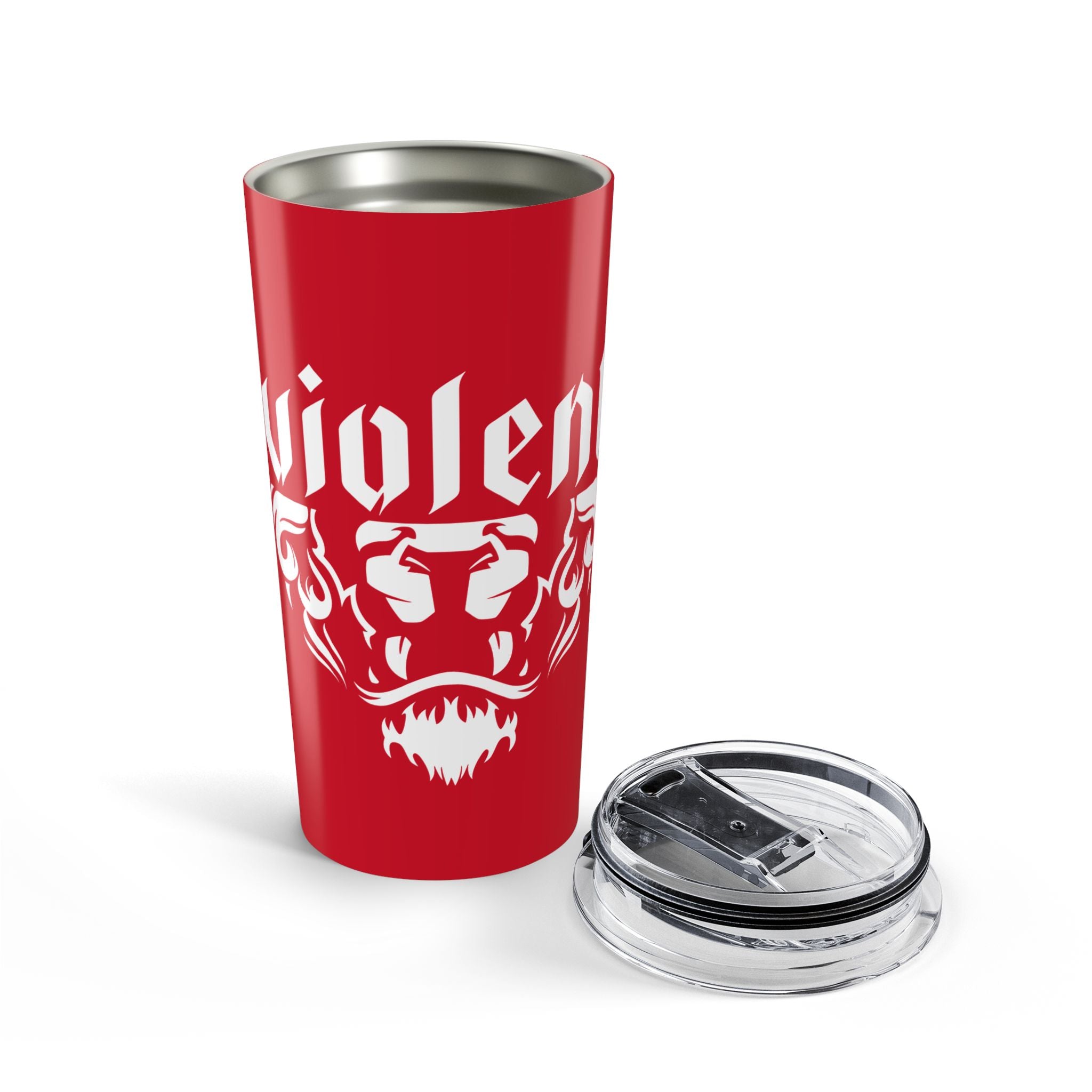Lion's Mouth Red 20oz Travel Mug