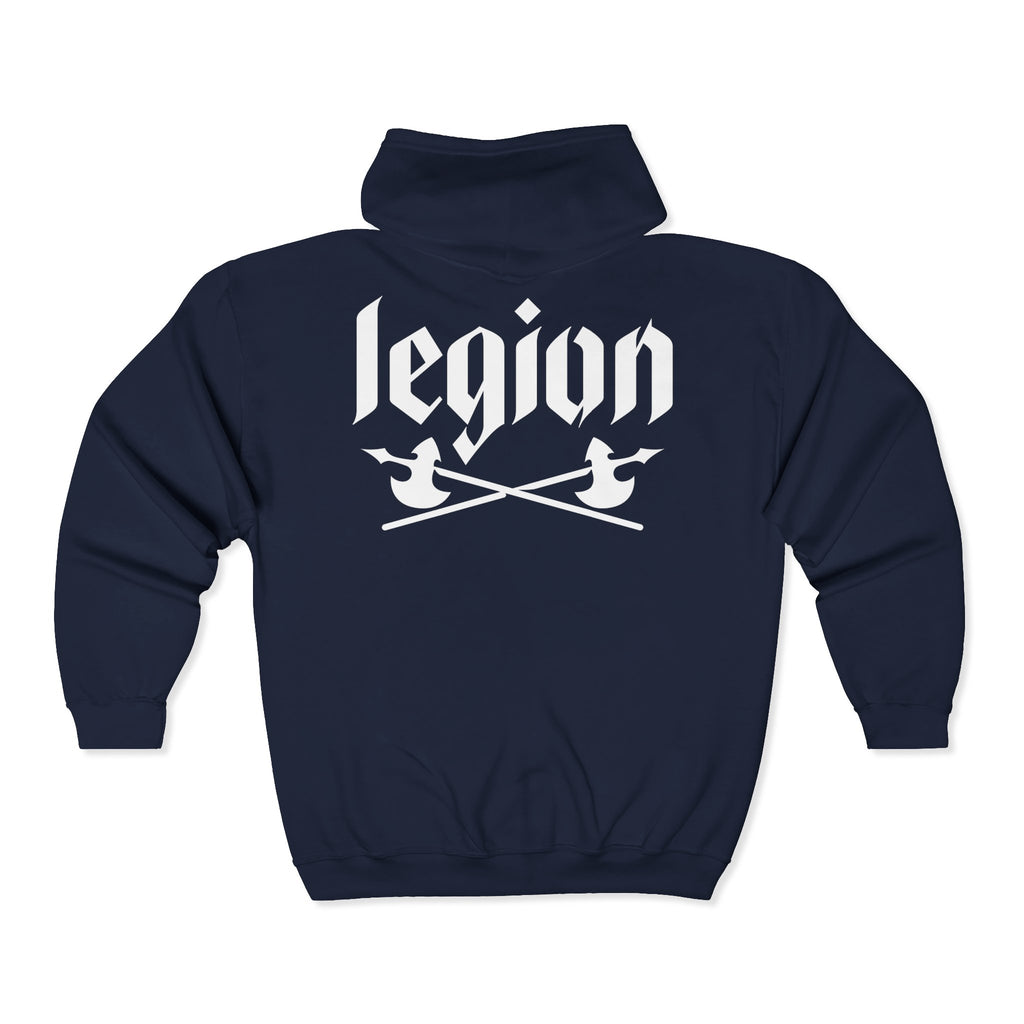 Battle Axe Logo Zip-Up Hoodie