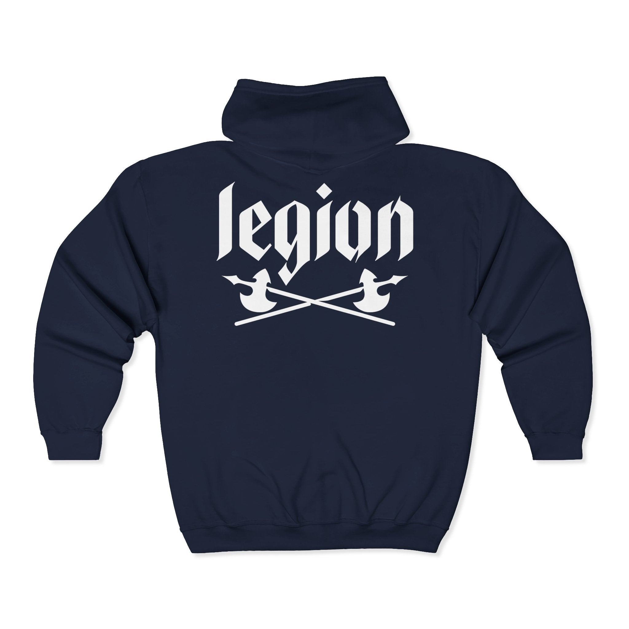 Battle Axe Logo Zip-Up Hoodie