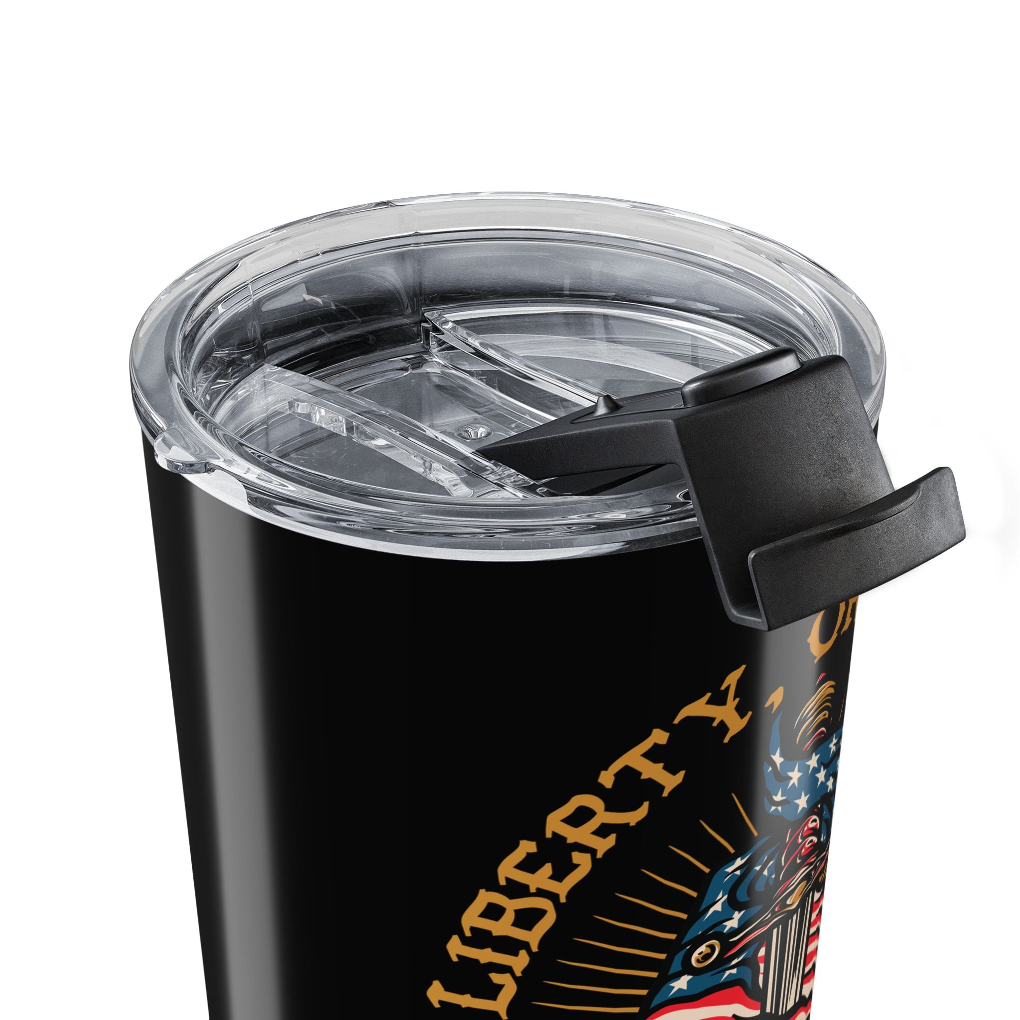 Liberty or Death Black 20oz Travel Mug