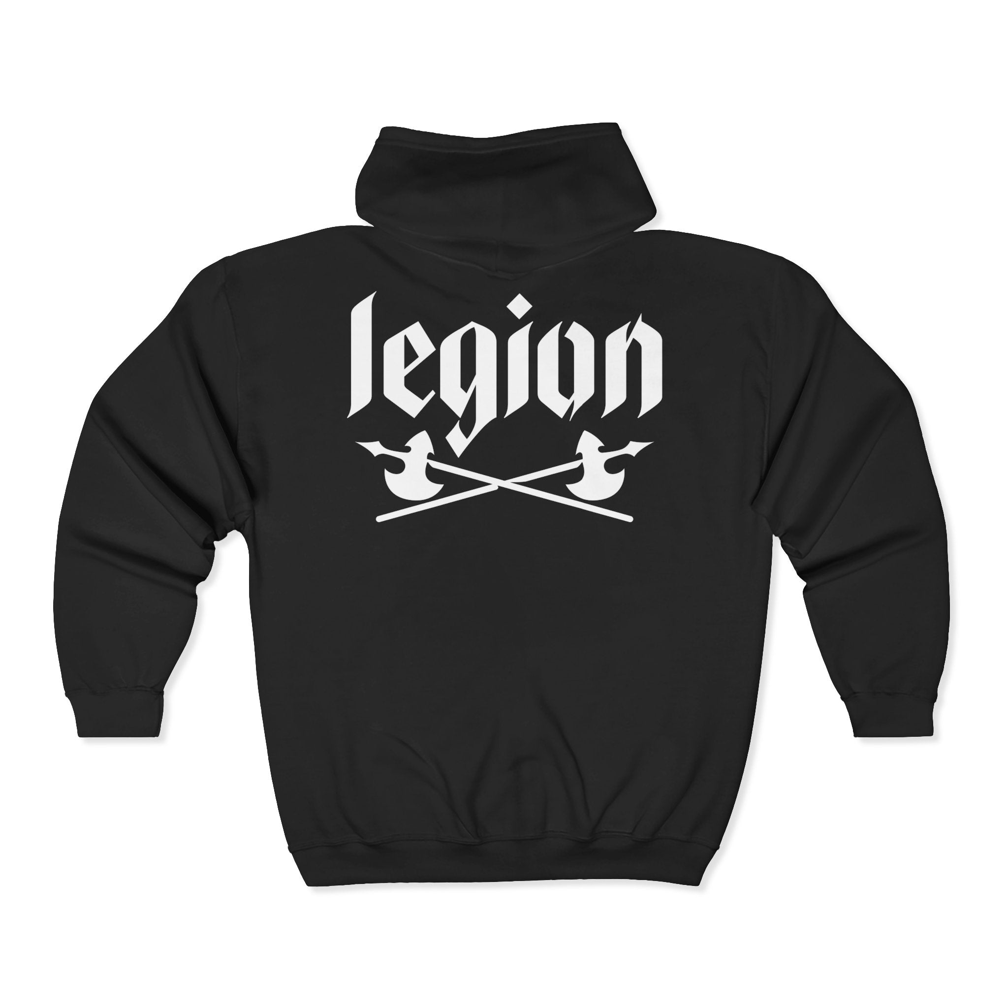 Battle Axe Logo Zip-Up Hoodie