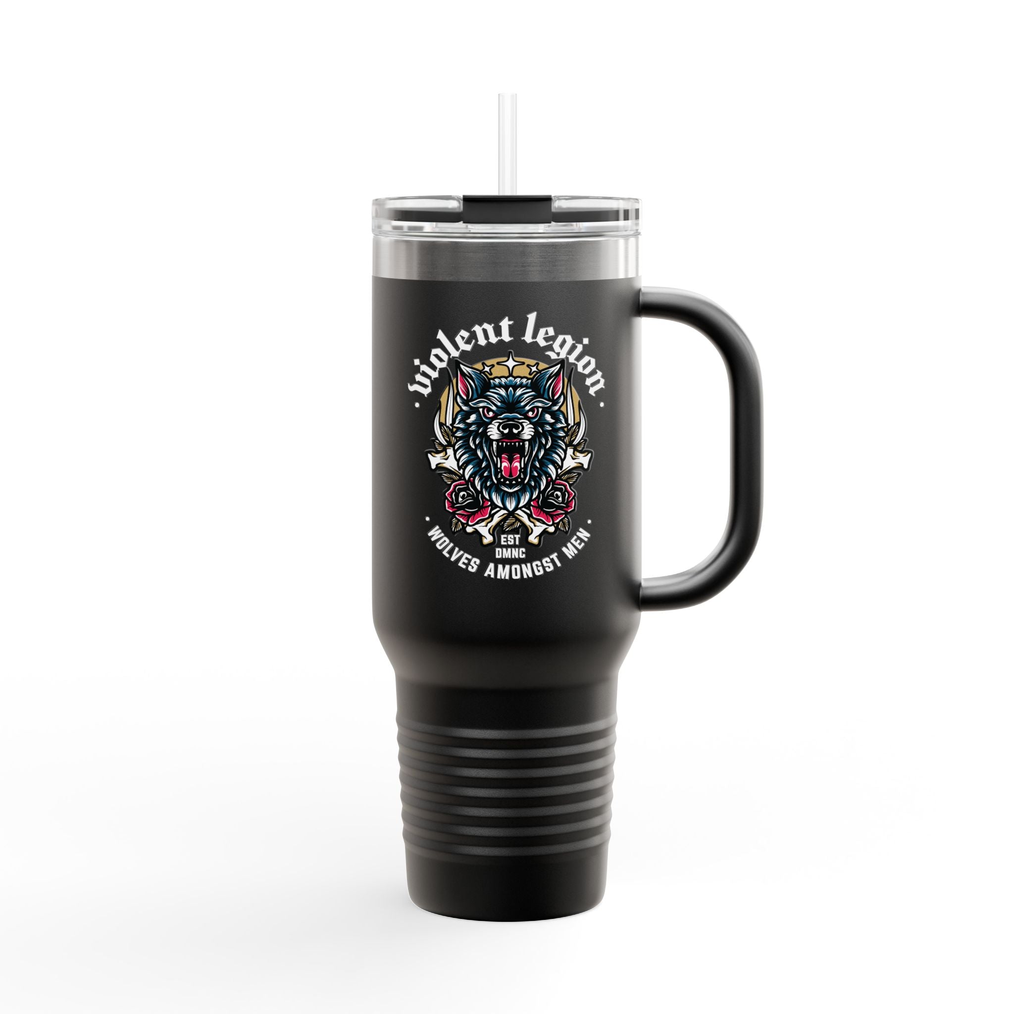 Wolves Amongst Men 40oz Insulated Travel Mug