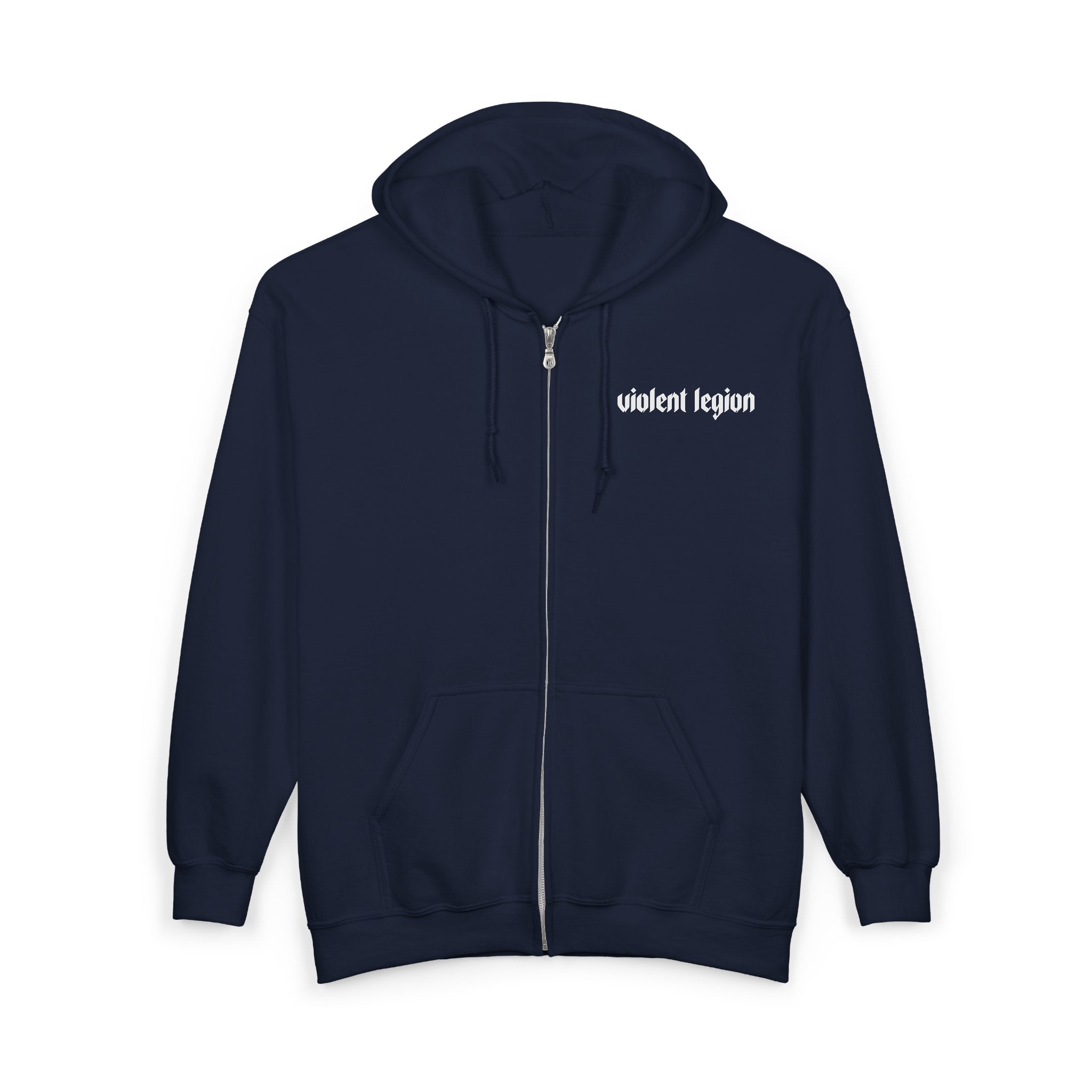Battle Axe Logo Zip-Up Hoodie