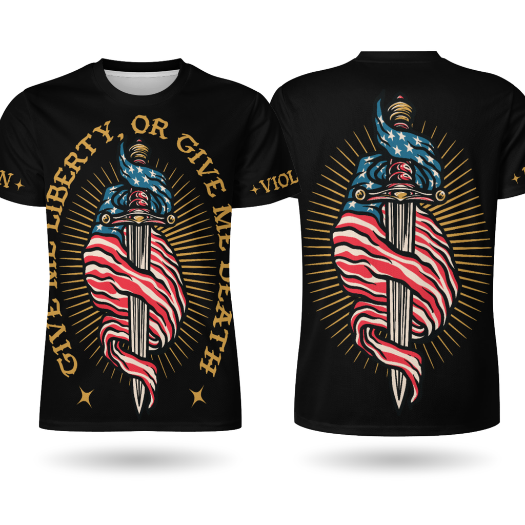 Liberty or Death Ice Silk Rash Guard