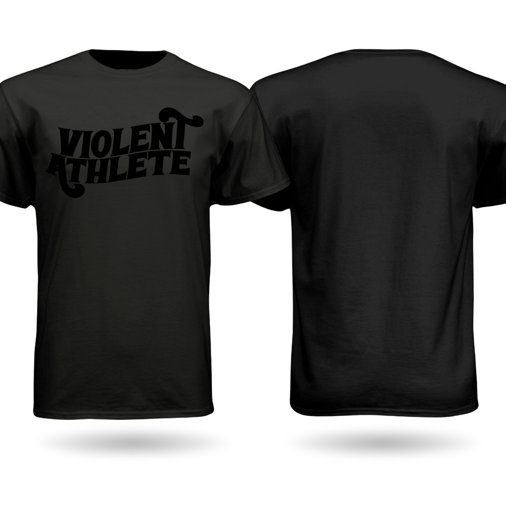 Violent Athlete Logo Black T-Shirt