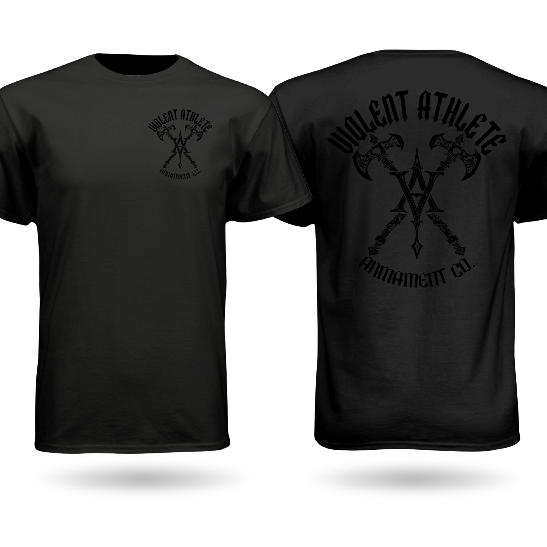Violent Athlete Black T-Shirt