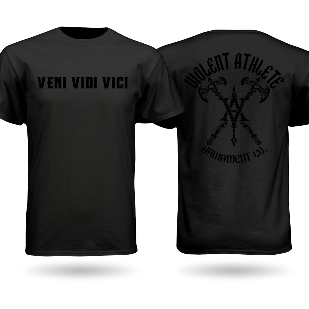 Veni Vidi Vici Black T-Shirt