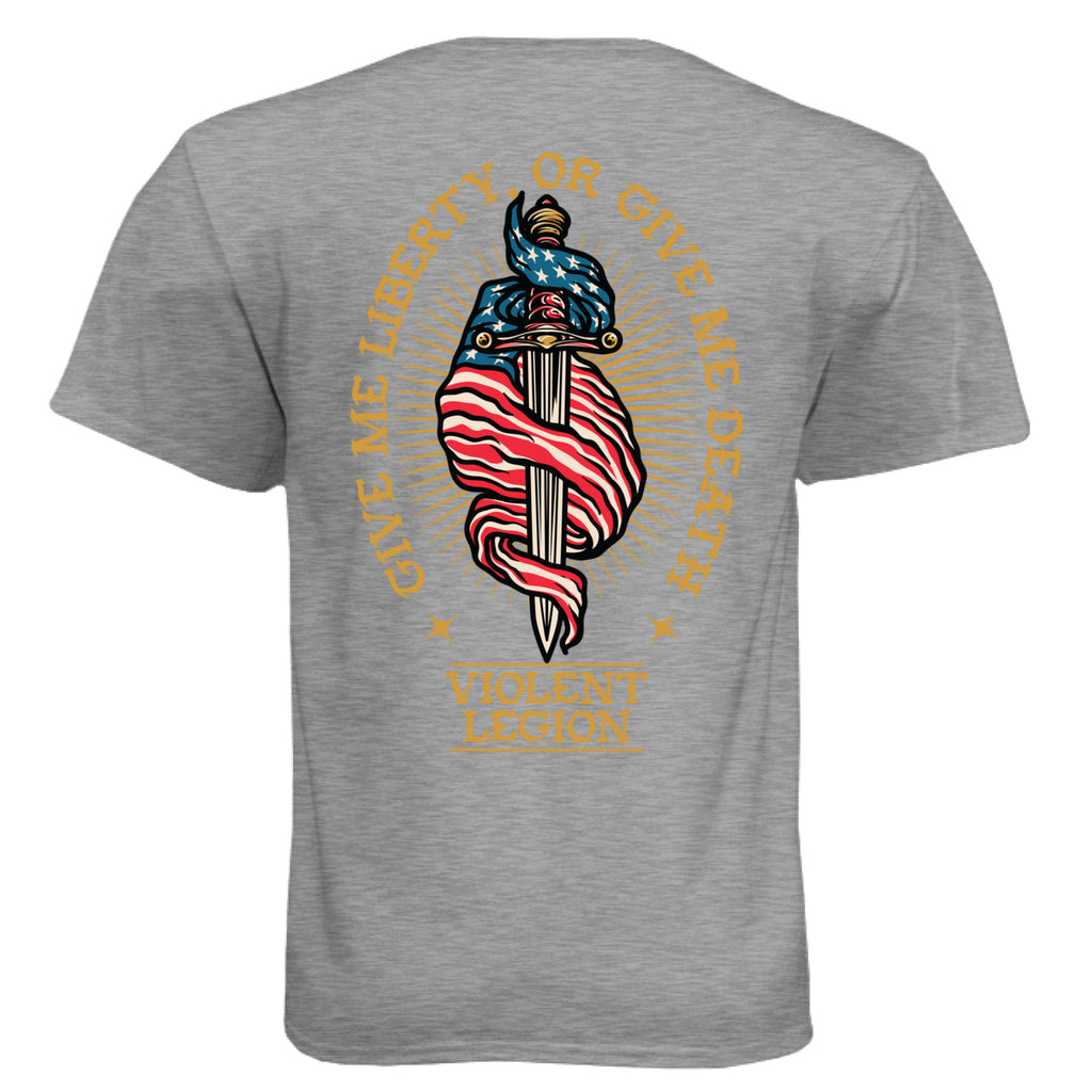 Dark Heather Grey (60/40) - BACK