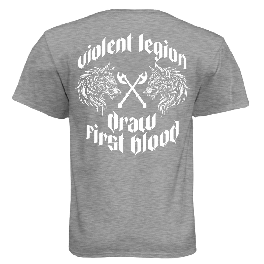 Dark Heather Grey (60/40) - BACK